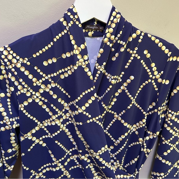 J McLaughlin ~Panama Signature Catalina Cloth 3/4 Sleeve Dress in size Medium - Picture 3 of 13